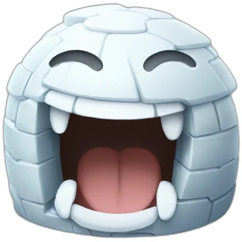 igloo laughing face emoji