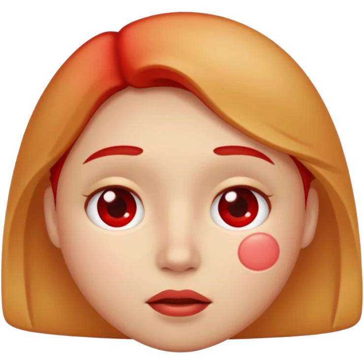 Flushed emoji