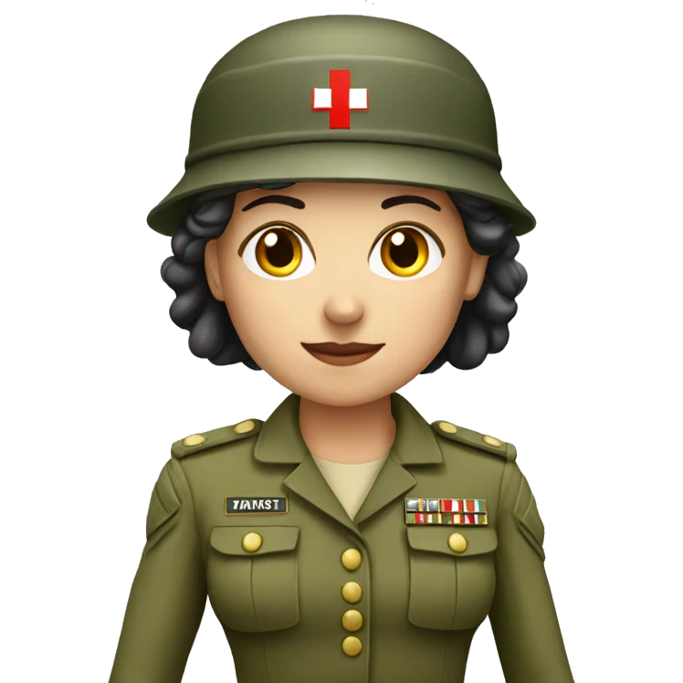 woman army swiss emoji