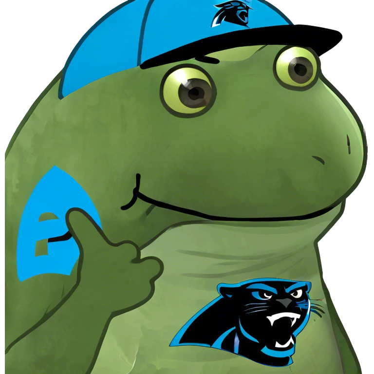 custom carolina panthers logo emoji
