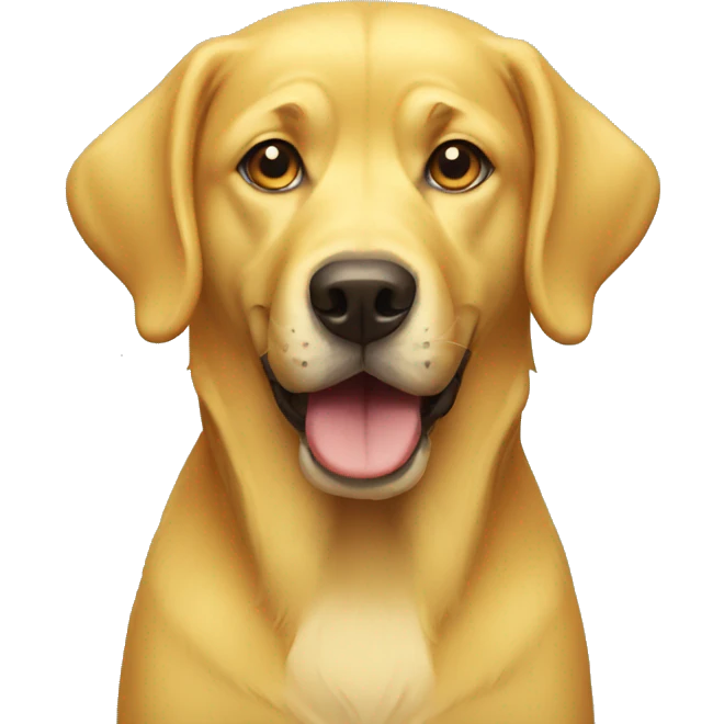 yellow dog emoji