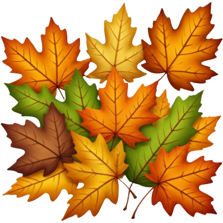 fallen leaves emoji