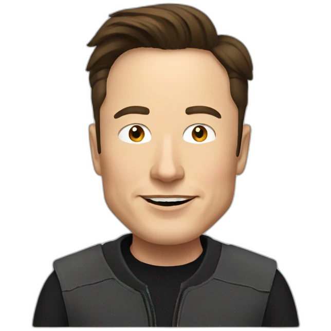 Elon Musk emoji