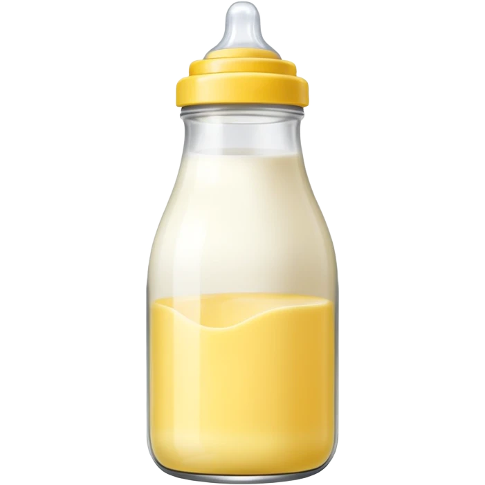 baby Milk bottle yellow emoji