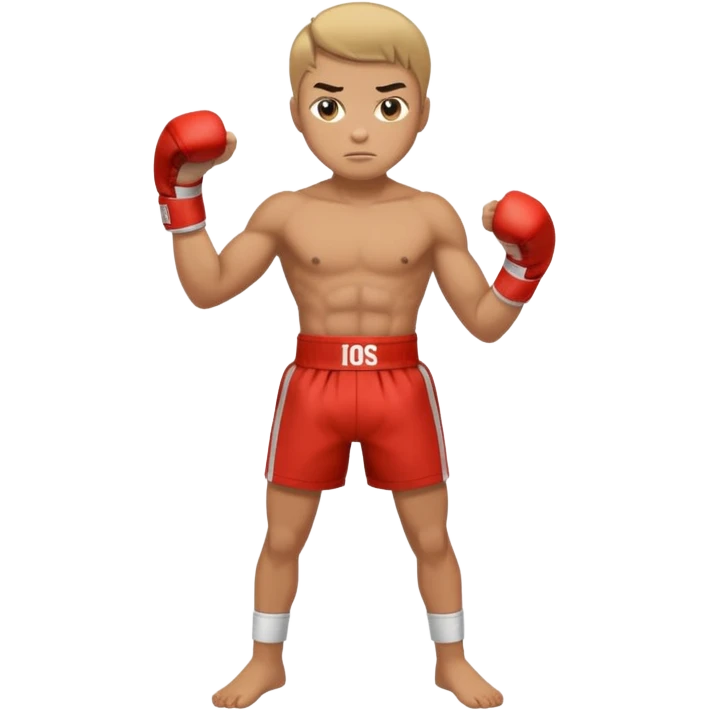 Coup de pied kick boxer emoji