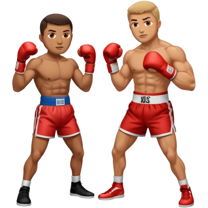 minister vs. celeb as if they were boxing emoji