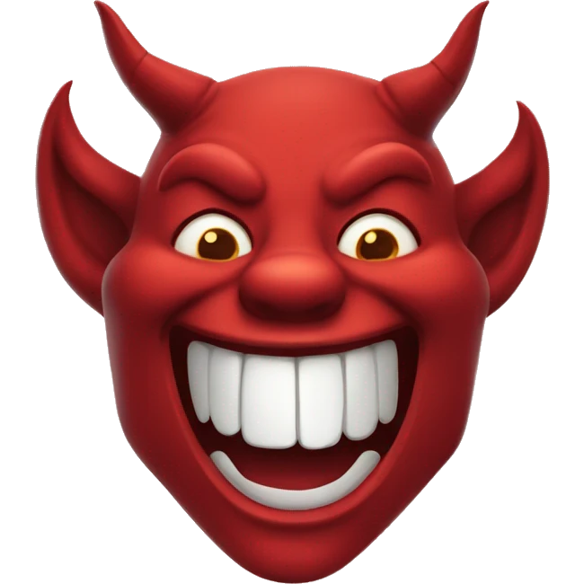 devil laughing emoji