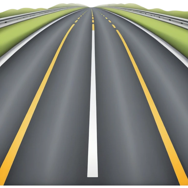 highway road with lane markings emoji