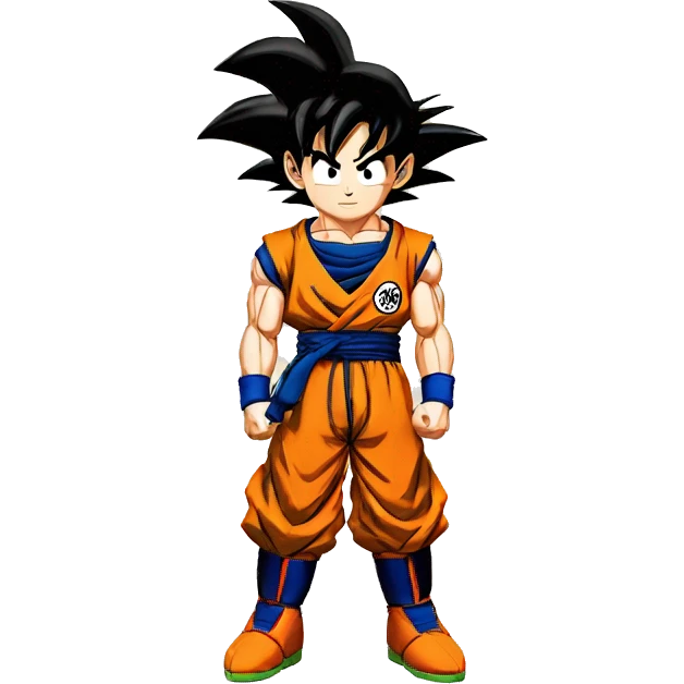 Goku de dragon ball z emoji