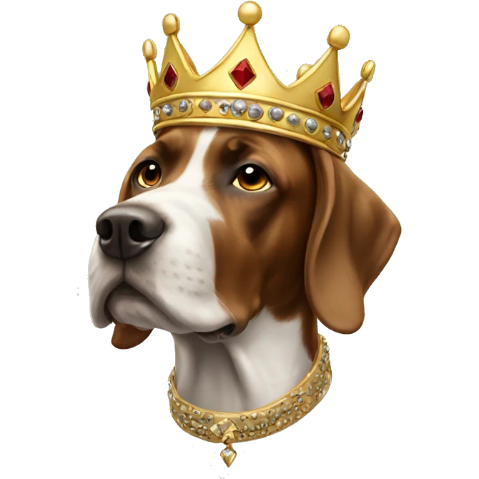 pointer in a crown emoji