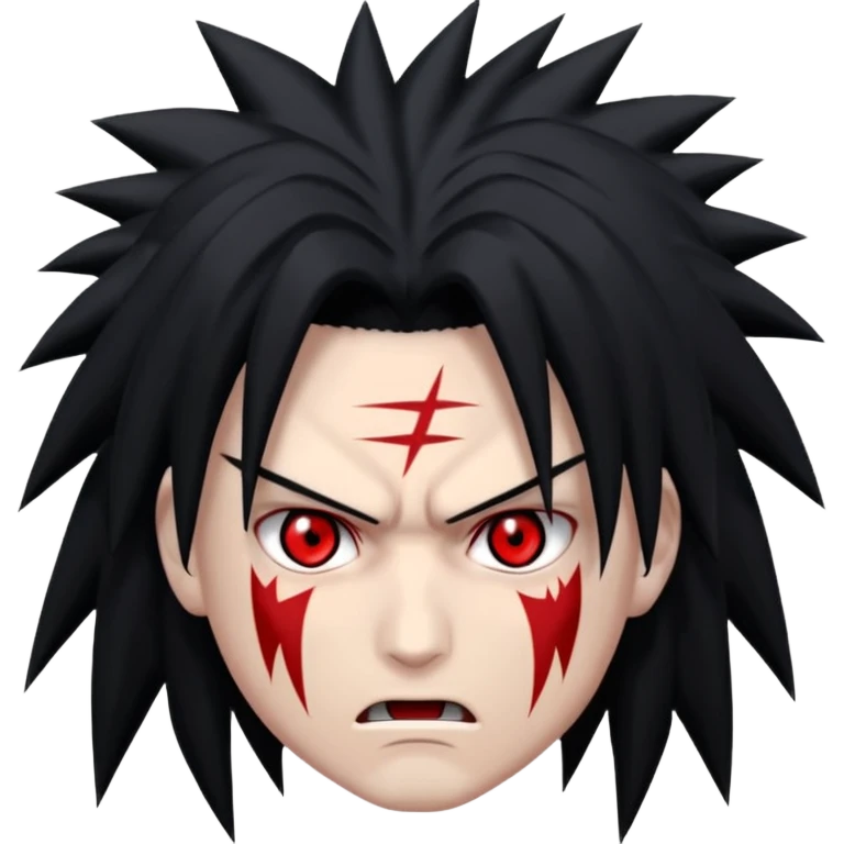 Madara Uchiha reanimated angry face emoji