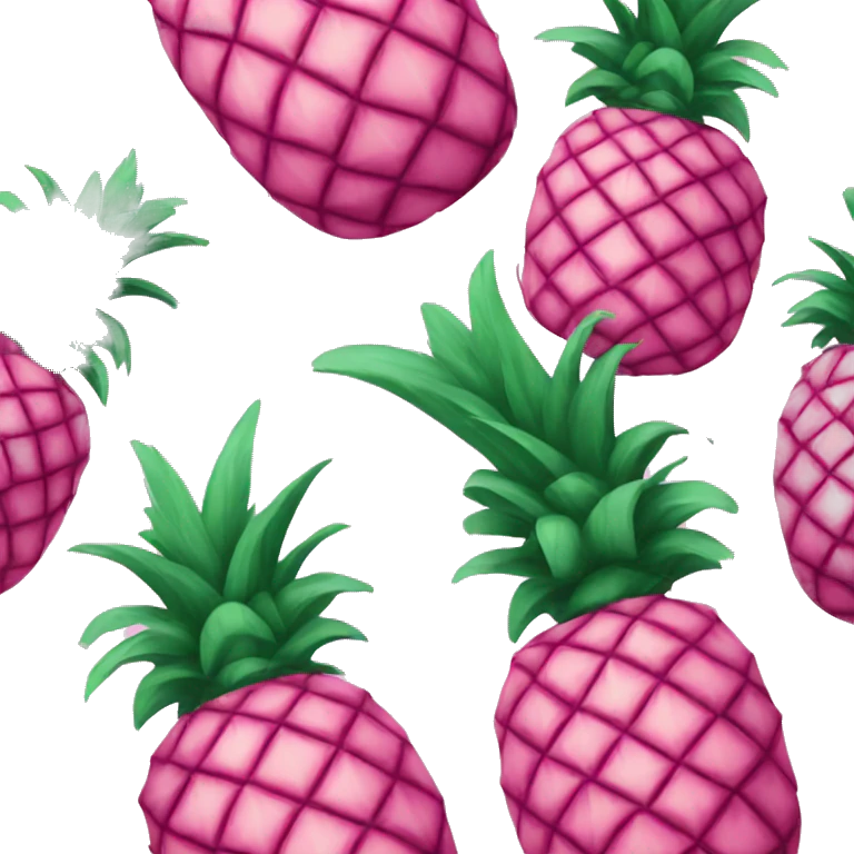 pink pineapple  emoji