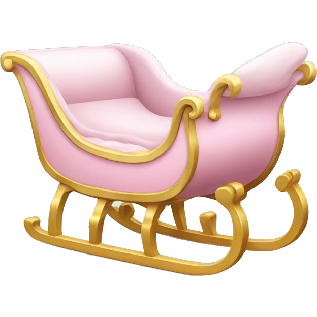 light pink sleigh emoji