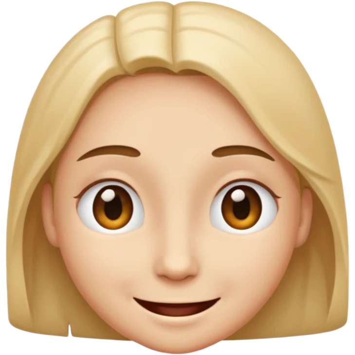 A smiling face with half open eyes. emoji