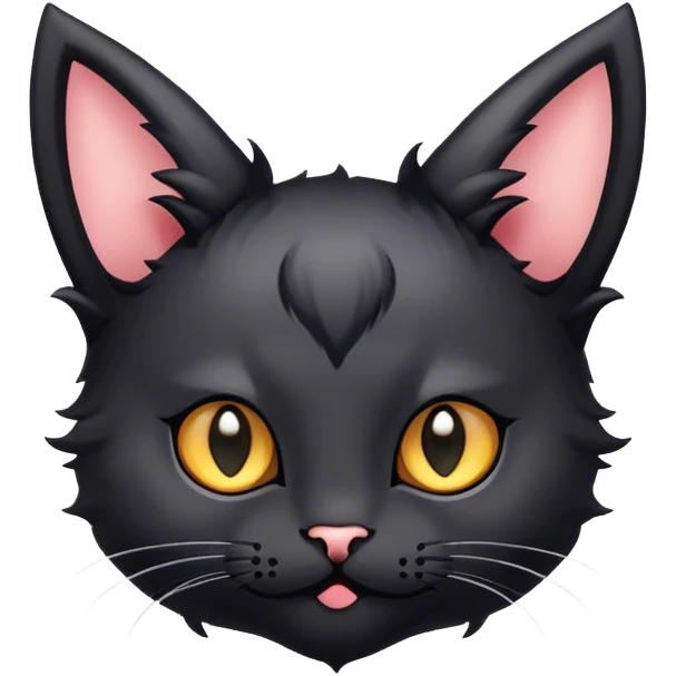 Kitty with horns emoji