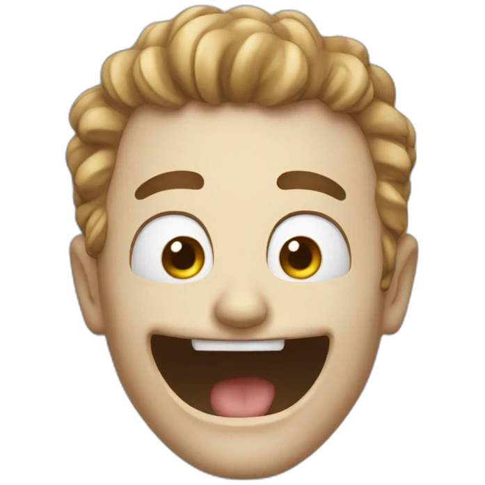 Mort de rire emoji
