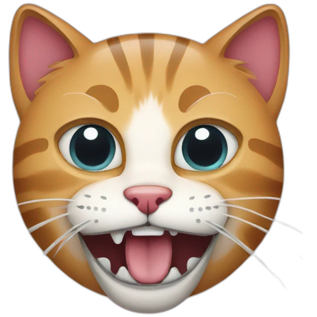 cat with broken teeth emoji