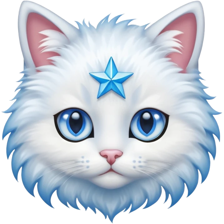 A cat face inside a star ⭐️🐱 emoji