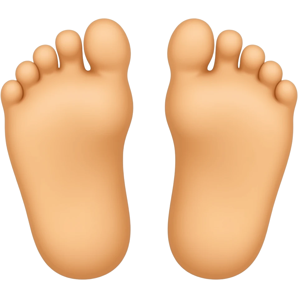 Donald trumps feet no shoes emoji