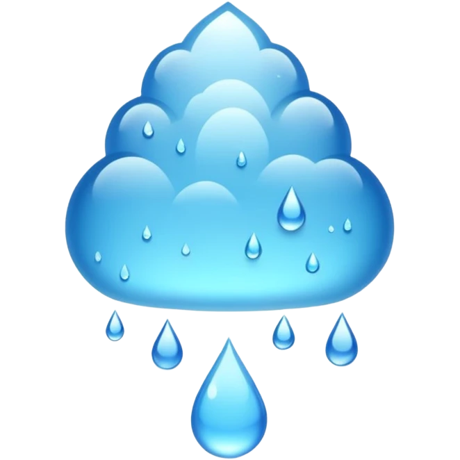 rain emoji