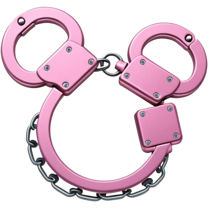 pink handcuffs  emoji