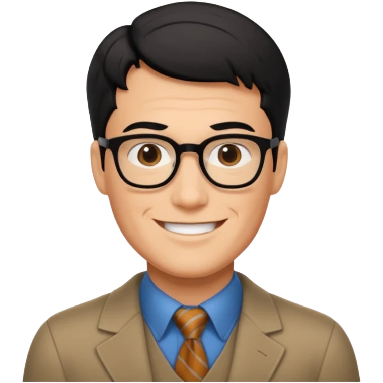 clark kent as in superman 2025 smilling emoji
