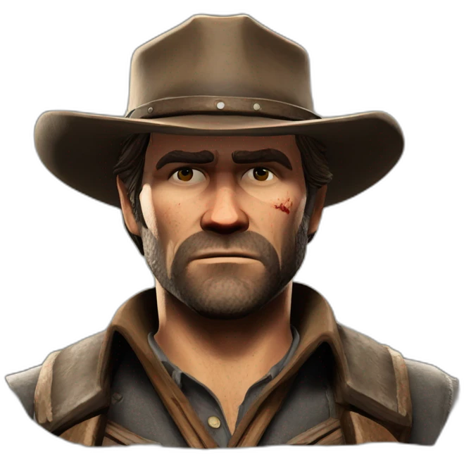 Arthur Morgan de red dead rédemption 2 emoji