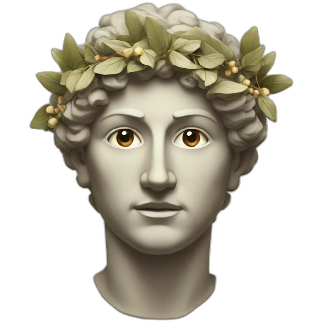 ancient greek with wreath emoji