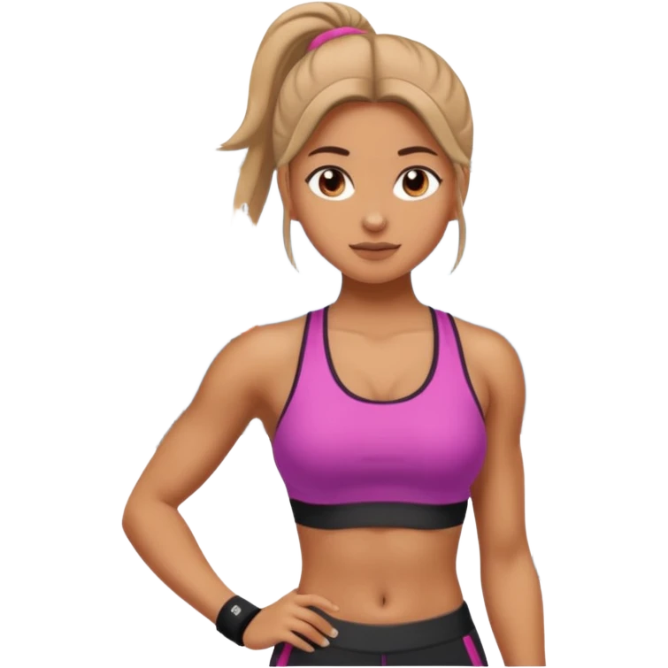 Girl gym emoji