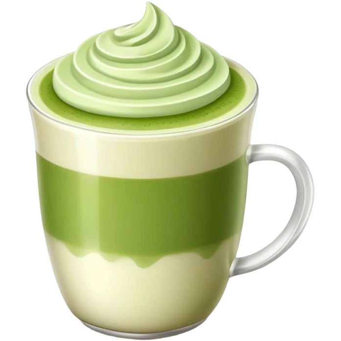 matcha latte in cup emoji