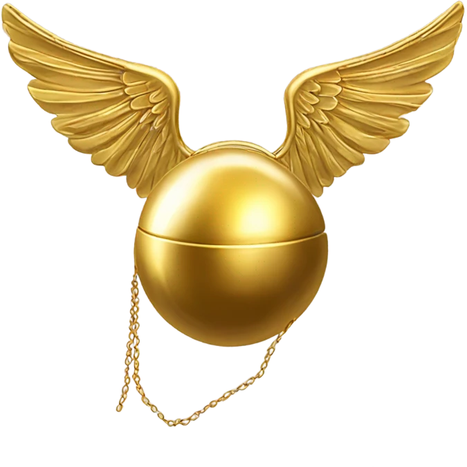 Golden snitch ball harry potter emoji