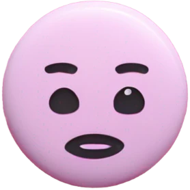 Pastel pink pin emoji