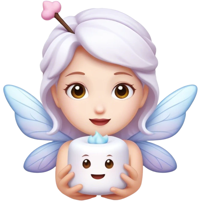 Marshmallow fairy  emoji