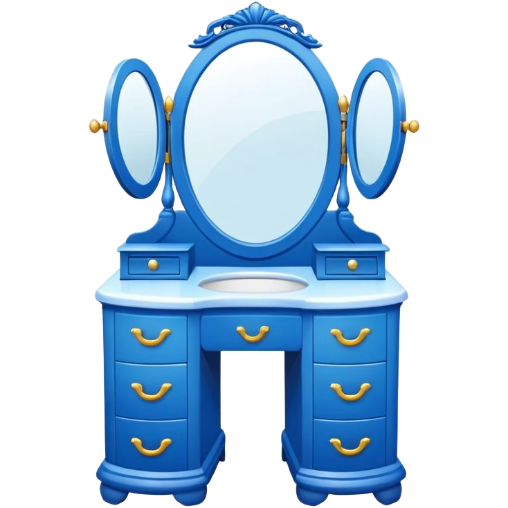 Blue vanity emoji