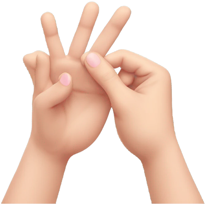 Pinky promise emoji