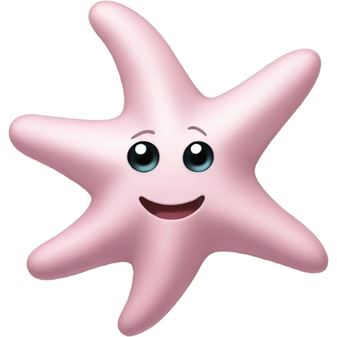 pastel pink starfish emoji