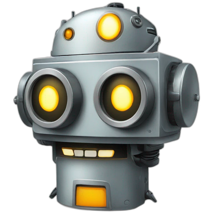 Robot Clock Warning emoji