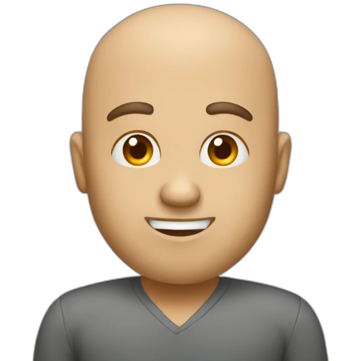 software developer bald emoji