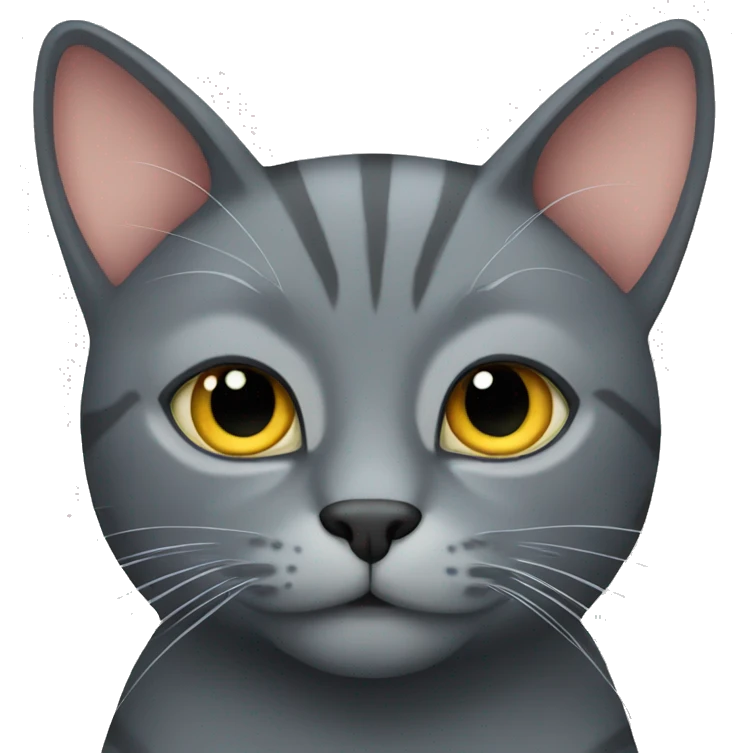 The Grey Cat emoji