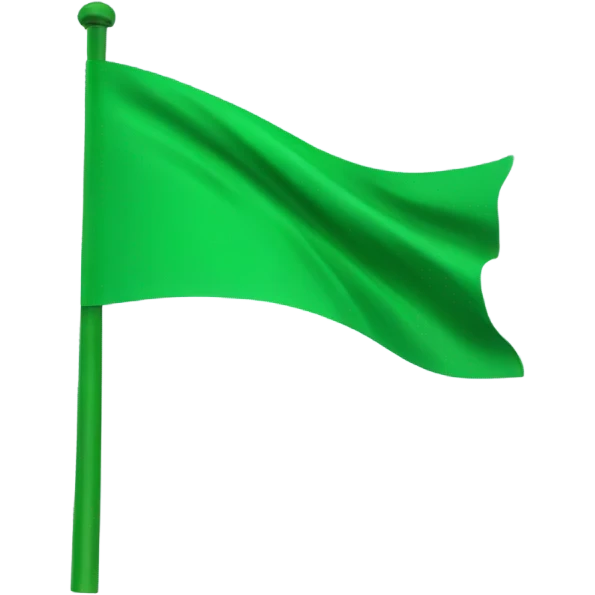 Green flag  emoji