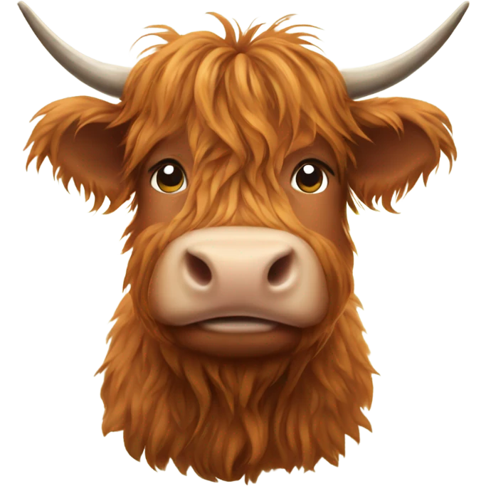 Highland cow emoji