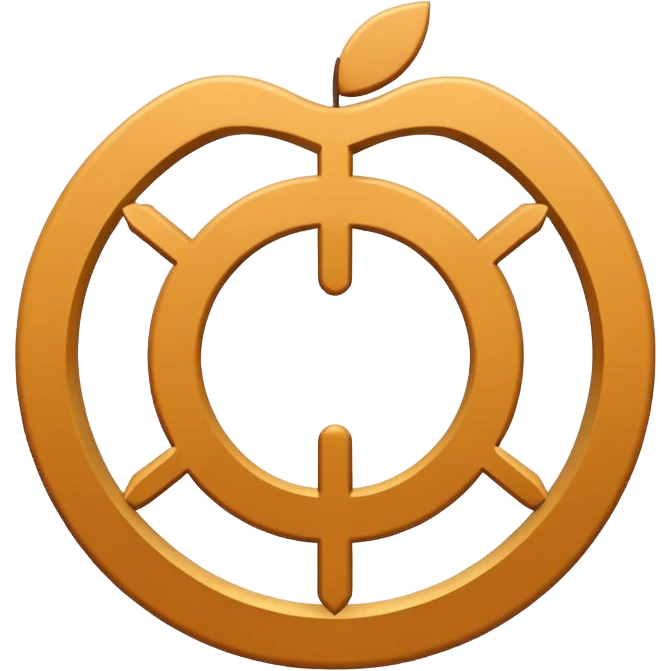 ultra-minimal chakana symbol, white color, basic geometric shapes, apple emoji style emoji
