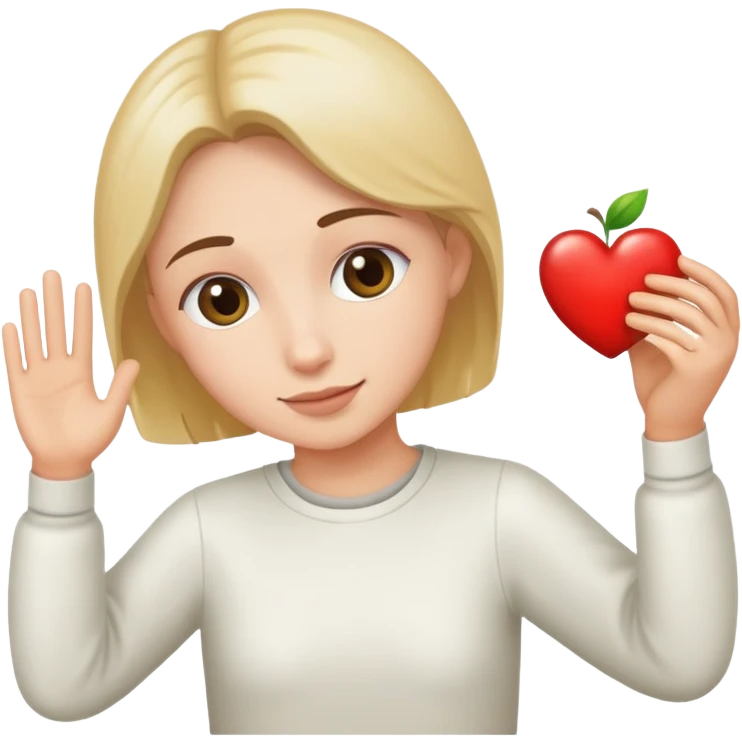 person helping someone in need, performing a good deed emoji