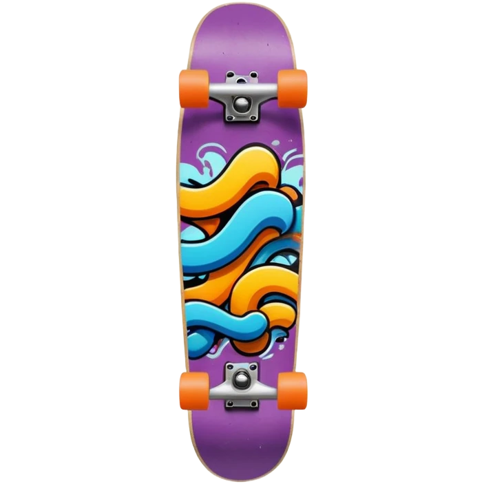 skate board funky emoji