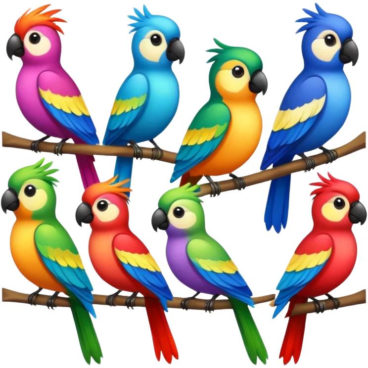 tropical animals emoji