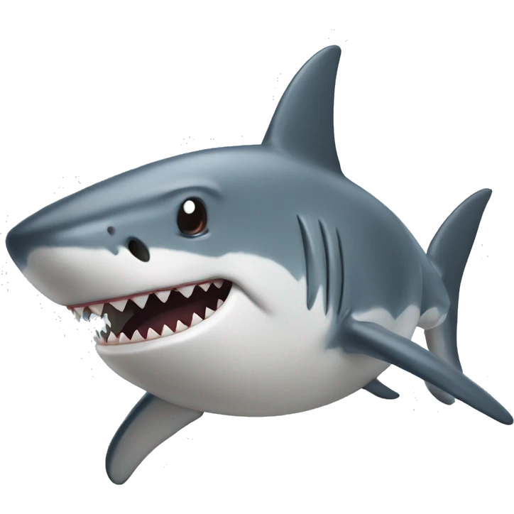 pooping shark emoji