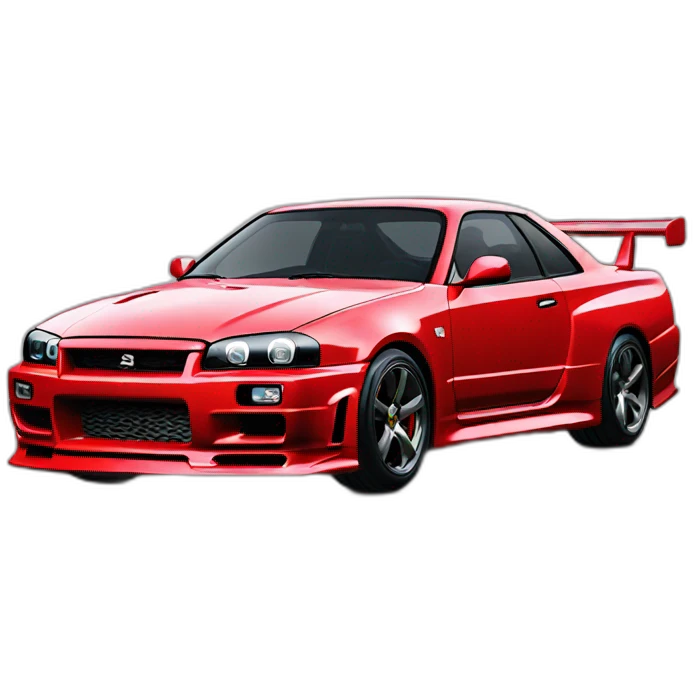 Nissan R34 emoji