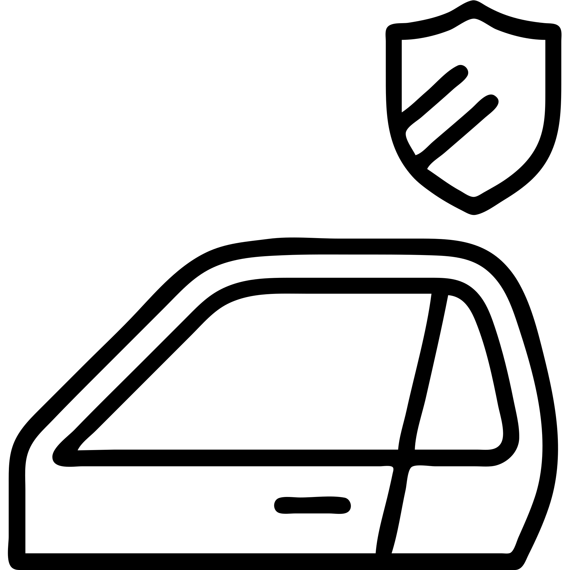 outlined icon of luxury car side window, clean lines, dark to gray gradient suggested with lines, small shield or blocked sunbeam, subtle shading, modern and simple emoji