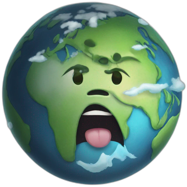 earth cries emoji