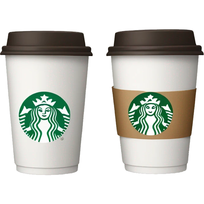 Starbucks coffee emoji